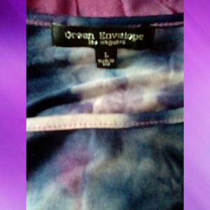 Green Envelope Tops - Green Envelope Los Angeles Top Sz L Tie Dye Green Envelope Tops - Green Envelope Los Angeles Top Sz L Tie Dye